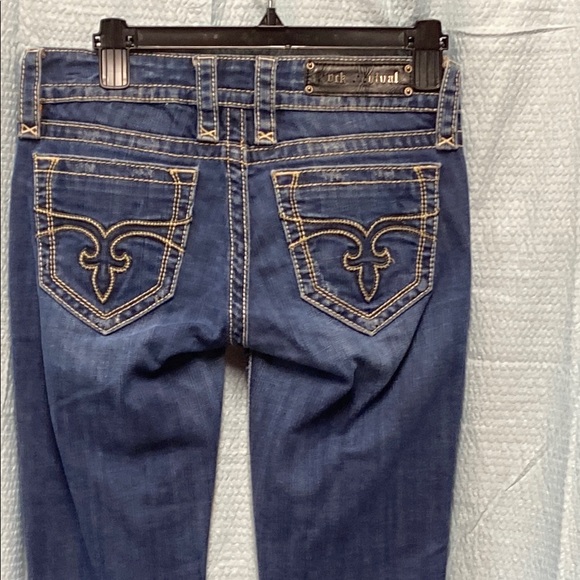 Rock Revival Denim - Rock Revival Janet size‎ 28 Blue Boot Cut Jeans stretch cowgirl comfy
